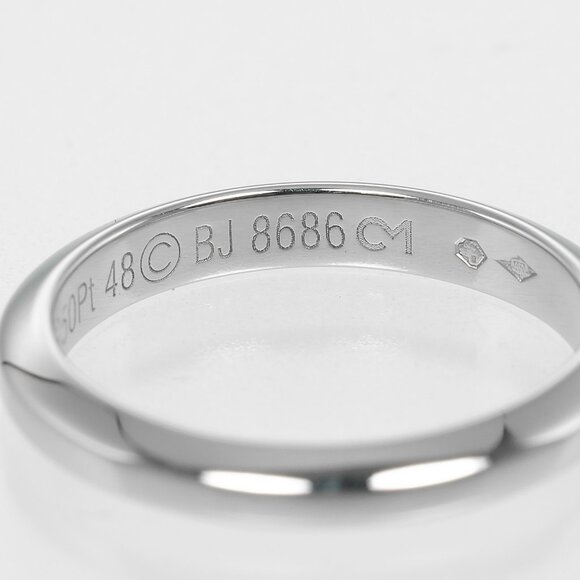 CARTIER Declaration Ring Pt950Platinum #4.5(US Size) 4.1g Women - Picture 5 of 10